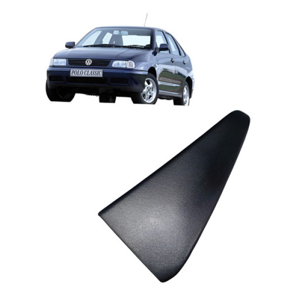 Acabamento Retrovisor Interno  Tras Dir Vw Polo Classic 1999 Prateado