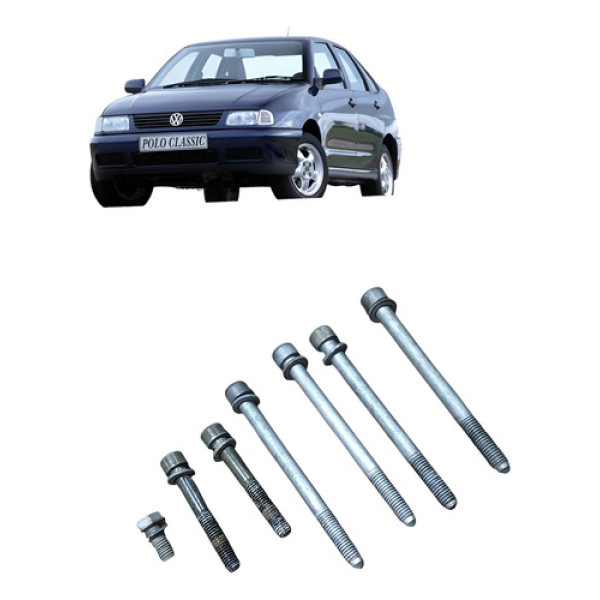 Jogo De Parafuso Coletor Admissão Vw Polo Classic 1999