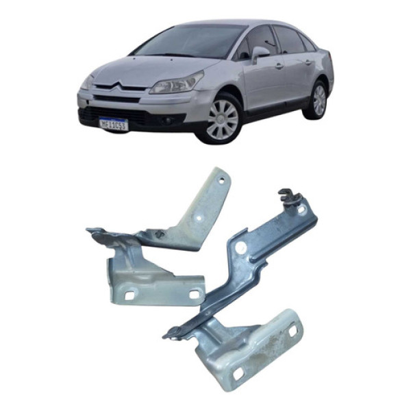 Par Dobradiças Capô Citroën C4 Pallas 2008