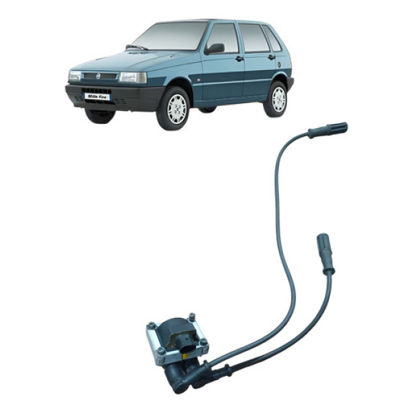 Bobina De Ignicao Traseira Fiat Uno Mille Fire 2003