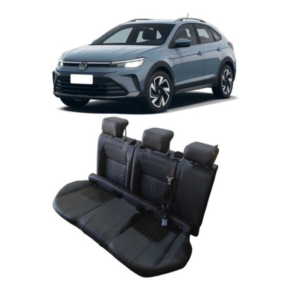 Jogo De Banco Traseiro Volkswagen Nivus 2025 Preta