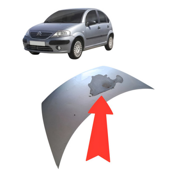 Capô Dianteiro Citroen C3 Ano 2003-2012 Original