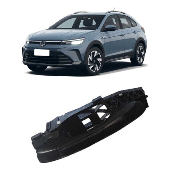 Maçaneta Externa Traseira Esquerda Volkswagen Nivus 2025 Preta Traseira