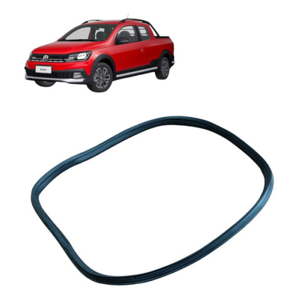 Borracha Vidro Janela Tras Direita Vw Saveiro Cd Robust 2023