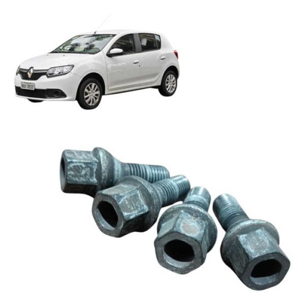 Jogo Parafusos Roda Dianteiro Direito Renault Sandero  2018