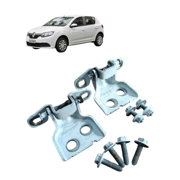 Par Dobradiça Porta Traseira Esquerda Renault Sandero  2018