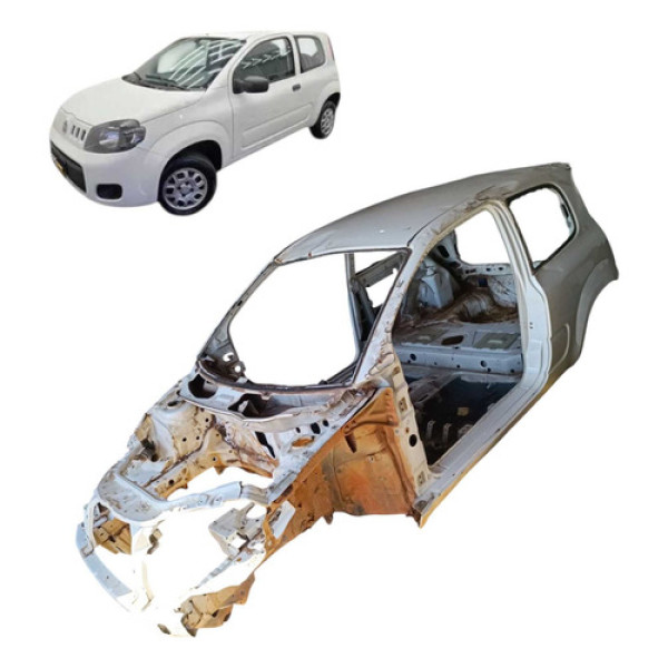 Carcaça Carroceria Teto Lat Coluna Traseira Uno Vivace  2015