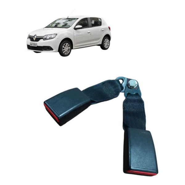  Engate Fecho Duplo Cinto Traseiro Renault Sandero  2018