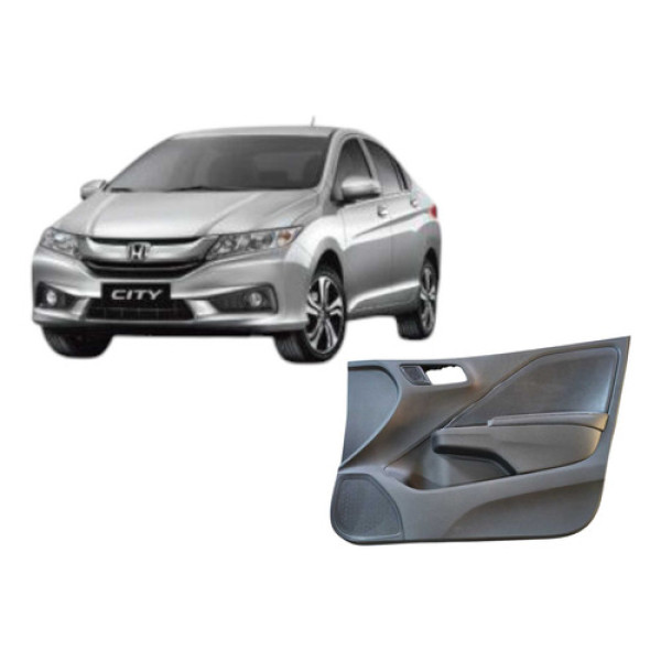 Forro De Porta Dianteiro Direito Honda City Exl 2016