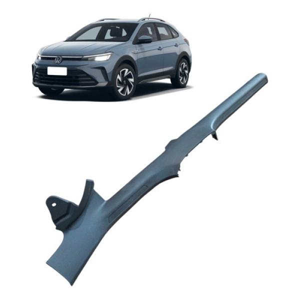 Acabamento Soleira Lado Direito Volkswagen Nivus 2025 Preta