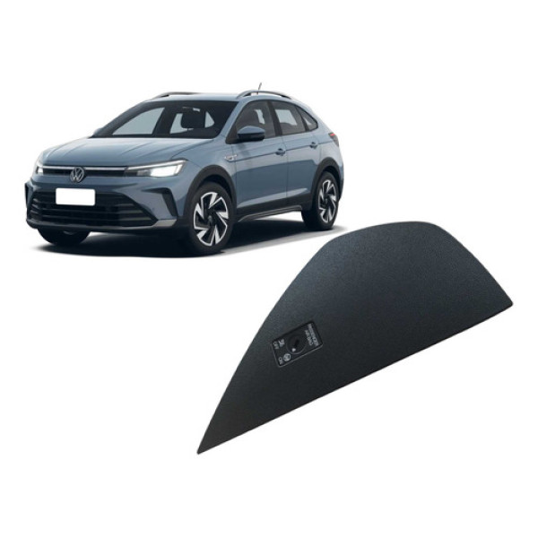 Acabamento Painel Lado Direito Volkswagen Nivus 2025 Preta Listras