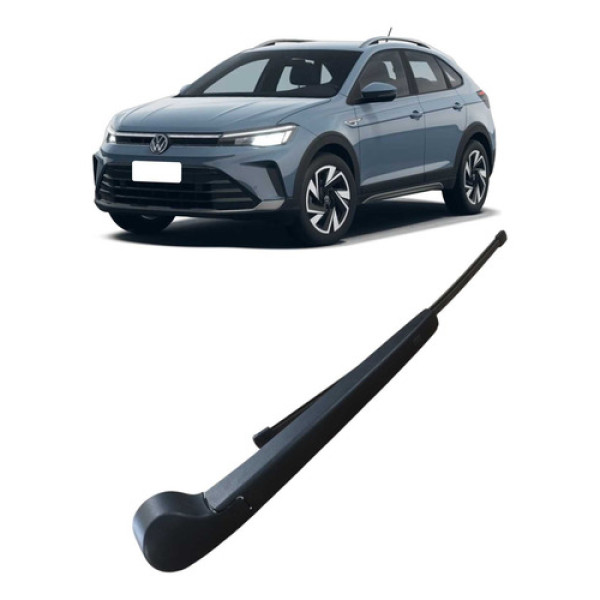 Palheta Traseira Volkswagen Nivus 2025 Preta