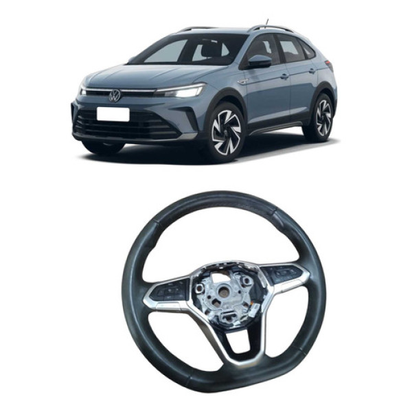 Volante Com Comandos Volkswagen Nivus 2025 Preta