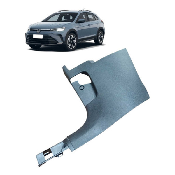 Acabamento Soleira Dianteira Esquerda Volkswagen Nivus 2025 Preta
