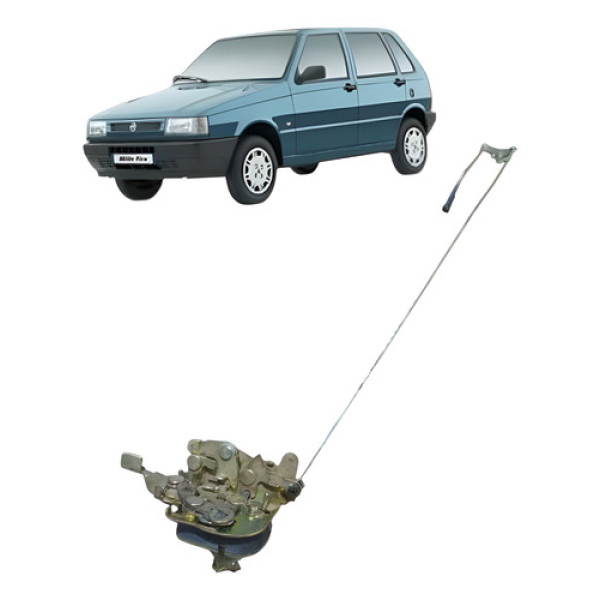 Fechadura Da Porta Traseira Direita Fiat Uno Mille 2003