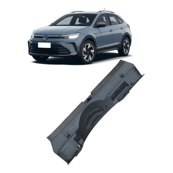 Acabamento Soleira Porta Malas Volkswagen Nivus 2025 Preta