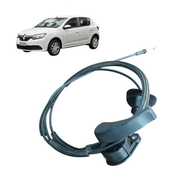 Alavanca Puxador Cabo Abertura Capô Renault Sandero  2018