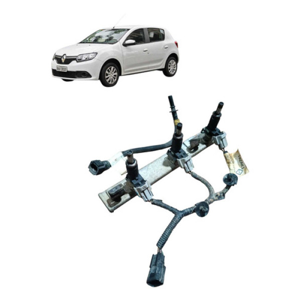 Flauta Chicote Bico Injetor Motor Renault Sandero  2018