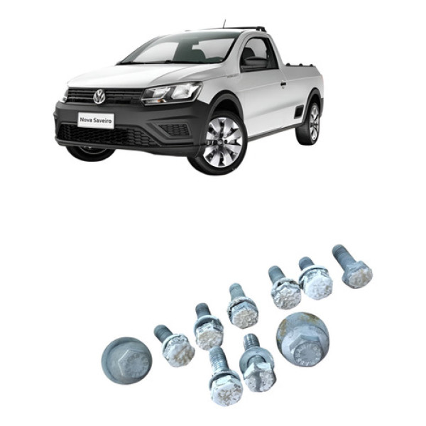 Jogo De Parafuso Da Dobradiça Volkswagen Saveiro Robust 2023