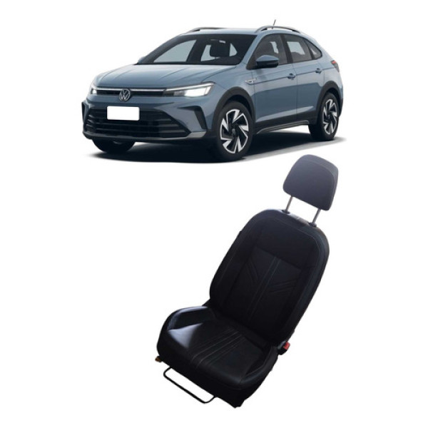 Banco Dianteiro Direito Passageiro Volkswagen Nivus 2025 Preta