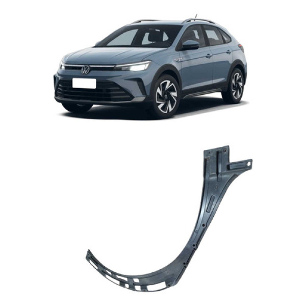 Base Do Spoiler Paralama Ld Esquerdo Volkswagen Nivus 2025 Preta