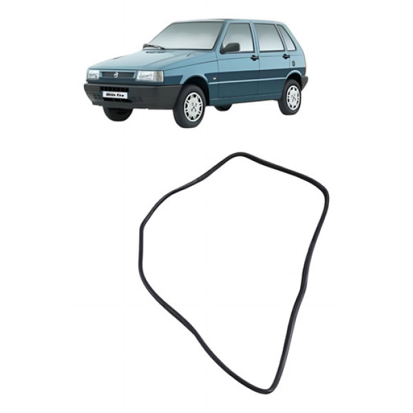 Borracha Carroceria Porta Dianteira Esq Fiat Uno Mille 2003