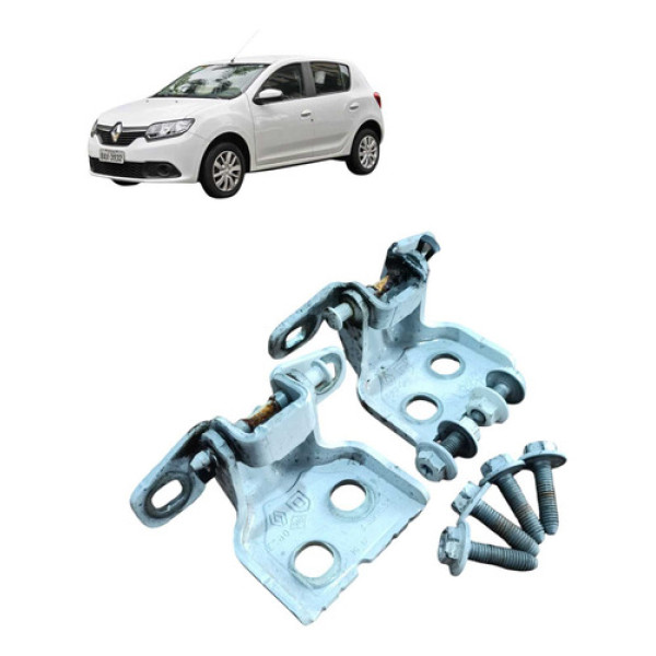 Par Dobradiças Porta Traseira Direita Renault Sandero  2018