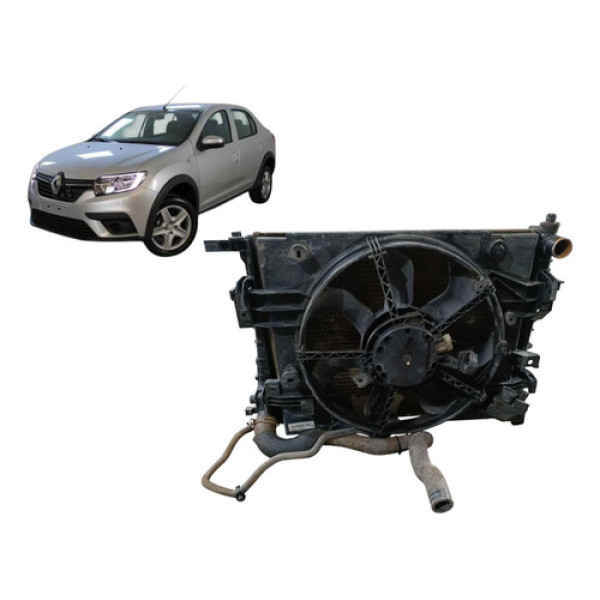 Radiador De Água Completo Renault Logan 1.6 2021