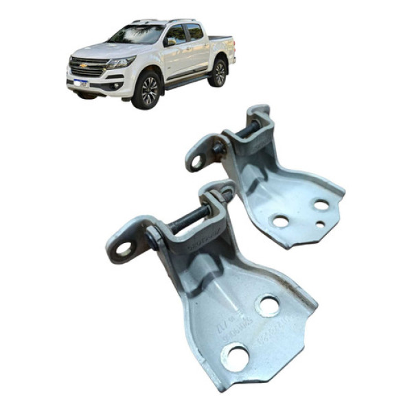 Par Dobradiça Dianteira Esquerda Chevrolet  S10 Ltz Fd4a2018