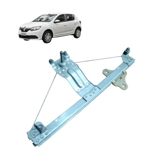 Máquina De Vidro Porta Tras Esquerda Renault Sandero  2018