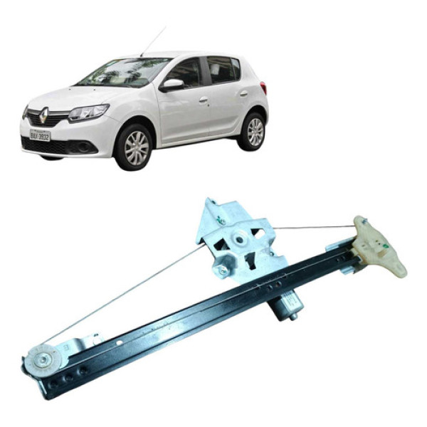 Máquina Vidro Porta Dianteira Esquerda Renault Sandero  2018