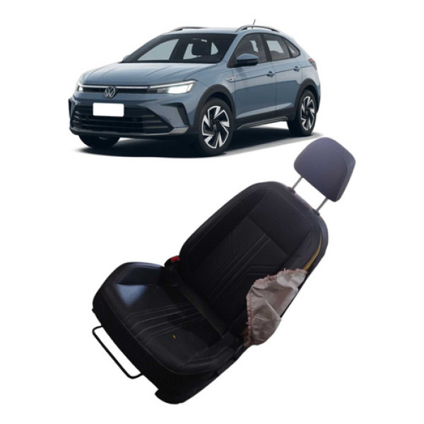 Banco Dianteiro Esquerdo Motorista Volkswagen Nivus 2025 Preta