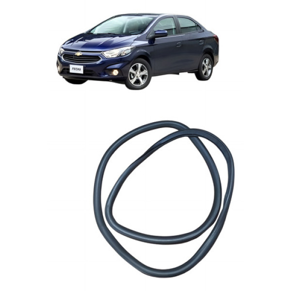 Borracha Carroceria Traseira Esq Chevrolet Prisma 2017