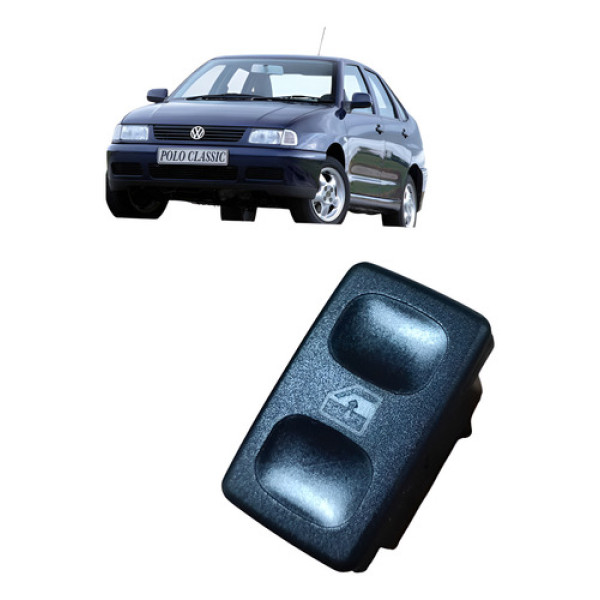 Comando Botão Traseira Direita Volkswagen Polo Classic 1999