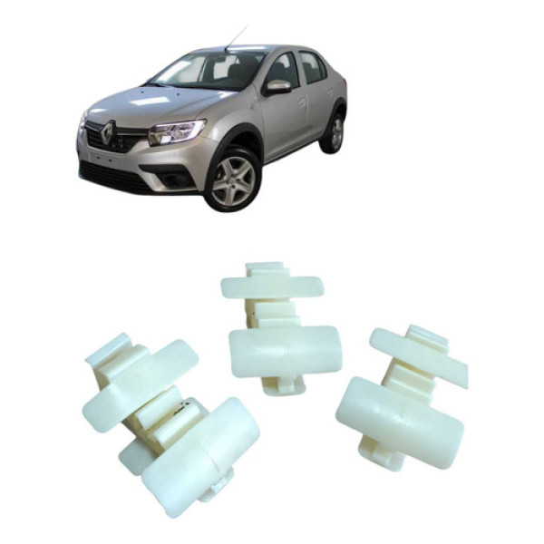  Acabamento Coluna Traseira Esquerda Renault Logan 1.6 2021