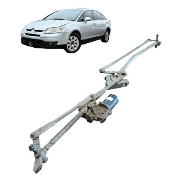 Motor Limpador Parabrisa Com Galhada Citroën C4 Pallas 2008