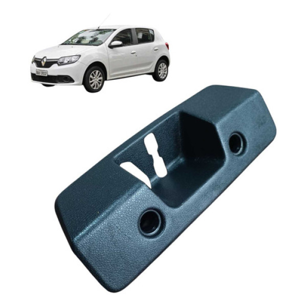 Acabamento Da Trava Tampa Traseira Renault Sandero  2018 Branco