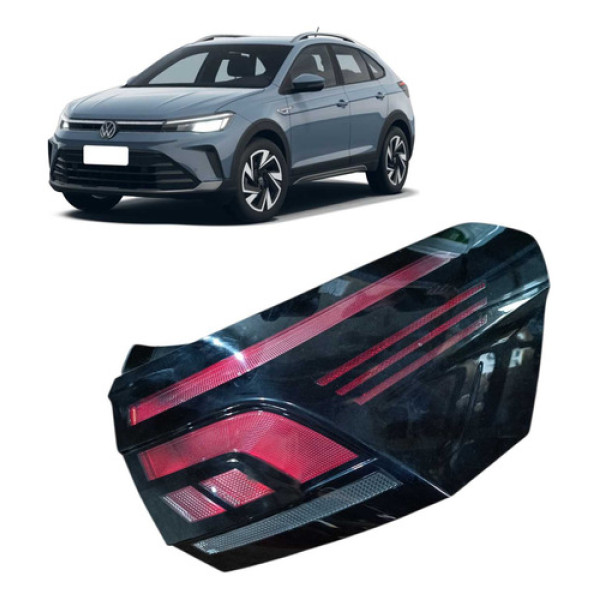 Lanterna Traseira Lado Direito Volkswagen Nivus 2025 Direito/passageiro Vermelho