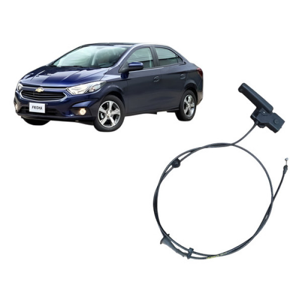 Cabo Fechadura Do Capô Chevrolet Prisma 2017