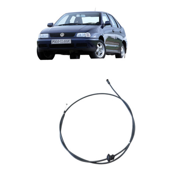 Cabo Da Fechadura Do Capô Volkswagen Polo Classic 1999