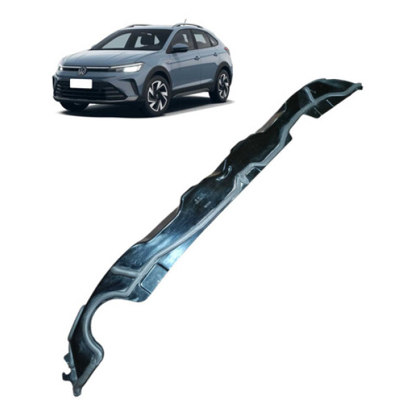 Grade Inferior Suporte Churrasqueira Volkswagen Nivus 2025 Preta Fosco