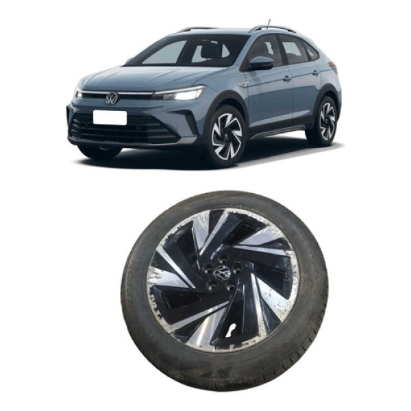 Aro 17 Pneu Do Volkswagen Nivus Ani 2025 Preta