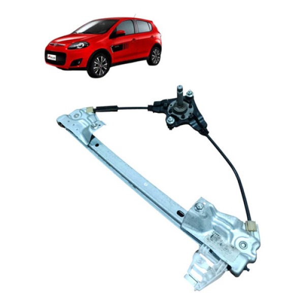 Máquina De Vidro Trasei Esquerda Fiat Palio Attract 1.0 2016