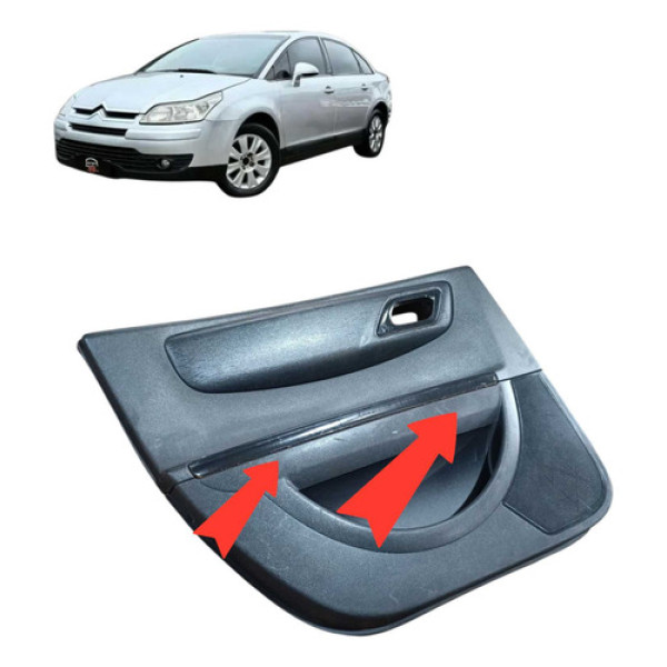 Forro Da Porta Traseira Esquerda Citroën C4 Pallas 2008