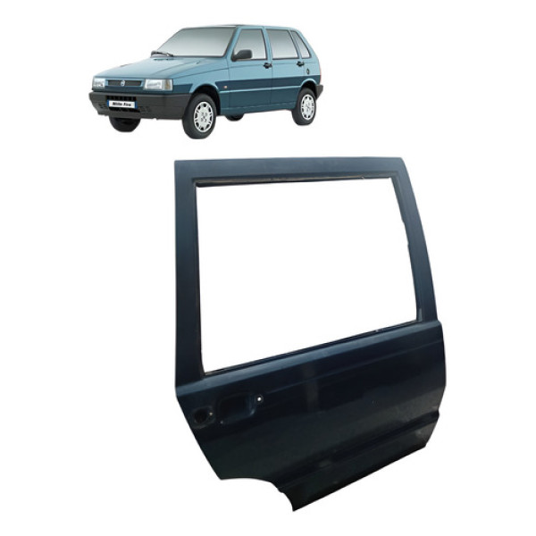 Porta  Traseira Lado Direito Fiat Uno Mille 2003